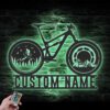 Custom-Cyclist-Mountain-Bike-Metal-Wall-Art-LED-Light-2-1