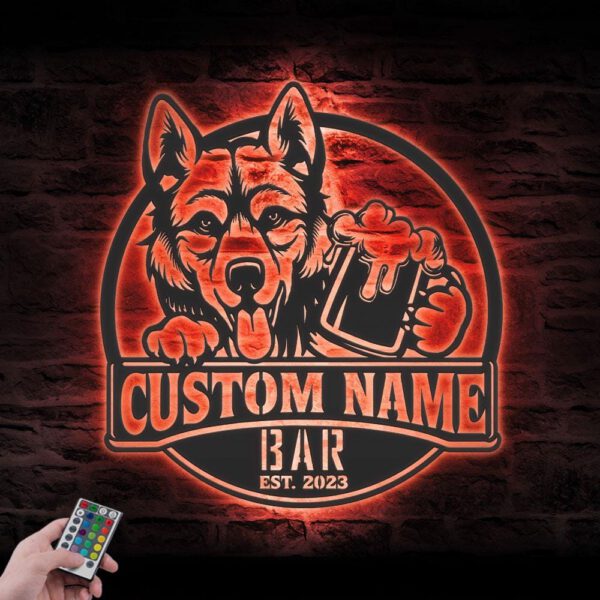 Custom-Czechoslovakian-Wolfdog-Thirsty-Beer-Pub-Metal-Wall-Art-LED-Light_2