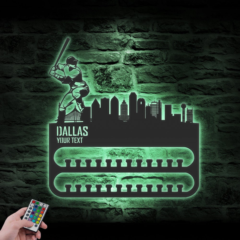 Custom-Dallas-Skyline-Baseball-Player-Medal-Hanger-With-Led-Light_3