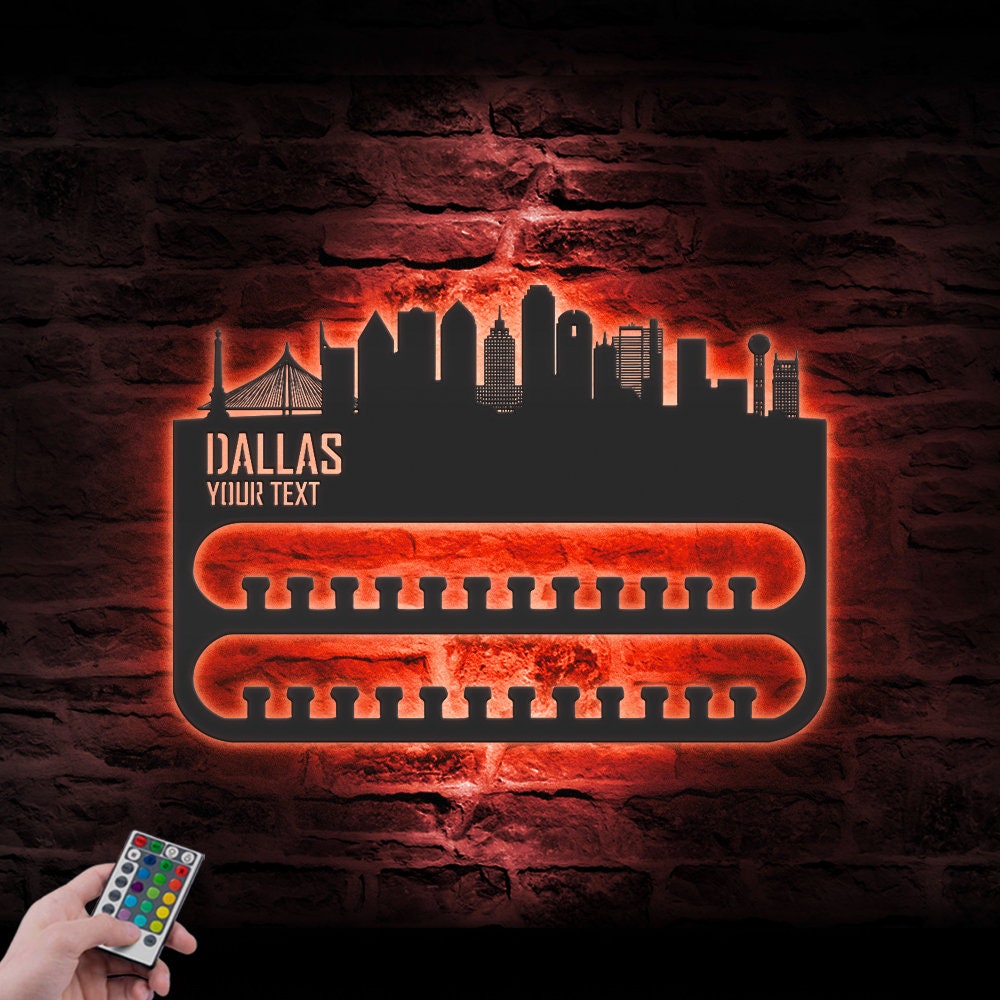 Custom-Dallas-Skyline-Sport-Medal-Hanger-With-Led-Light_3