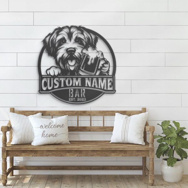 Custom-Dandie-Dinmont-Terrier-Thirsty-Beer-Pub-Metal-Wall-Art-LED-Light_2