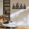 Custom-Daughter-Father-Son-Snowmobile-Metal-Wall-Art-LED-Light