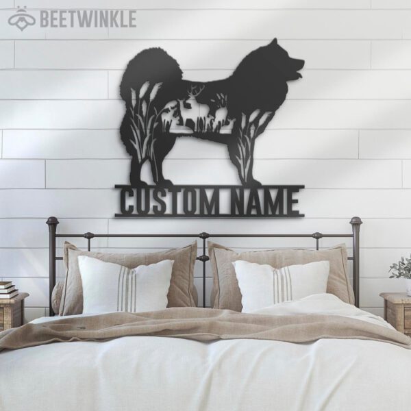 Custom-Deer-FLoral-Eurasier-Metal-Wall-Art-LED-Light_4