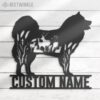 Custom-Deer-FLoral-Eurasier-Metal-Wall-Art-LED-Light_5