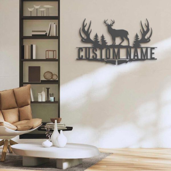 Custom-Deer-Hunting-Metal-Wall-Art-LED-Light-5-3