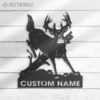 Custom-Deer-Hunting-Metal-Wall-Art-LED-Light-7