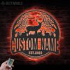 Custom-Deer-Hunting-Metal-Wall-Art-LED-Light-9