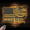 Custom-Deer-Turkey-And-Bass-Fishing-US-Flag-Metal-Wall-Art-LED-Light