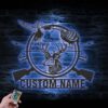 Custom-Deer-Turkey-Duck-Hunting-Metal-Wall-Art-LED-Light-6