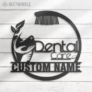 Custom-Dental-Clinic-Metal-Wall-Art-LED-Light-3