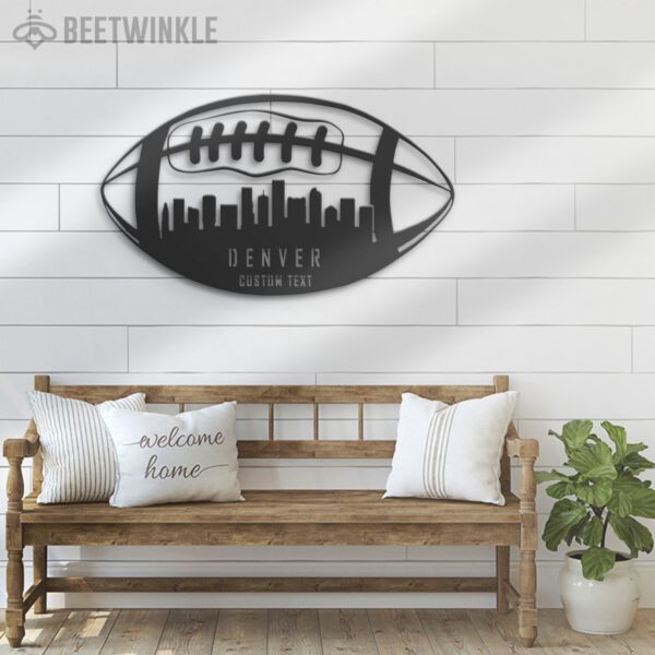 Custom-Denver-Skyline-American-Football-Metal-Wall-Art-LED-Light-7