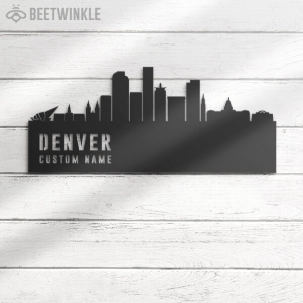 Custom-Denver-Skyline-Metal-Wall-Art-LED-Light-4