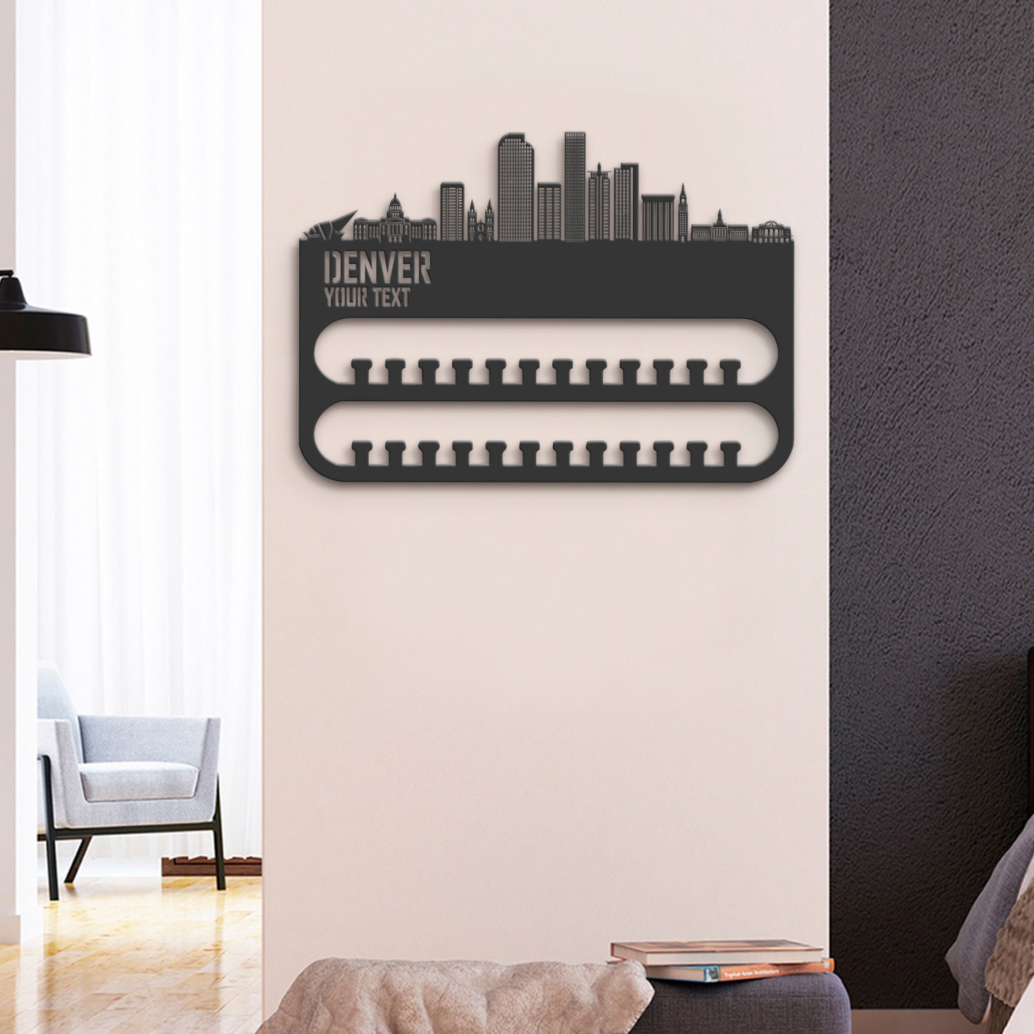 Custom-Denver-Skyline-Sport-Medal-Hanger-With-Led-Light_2