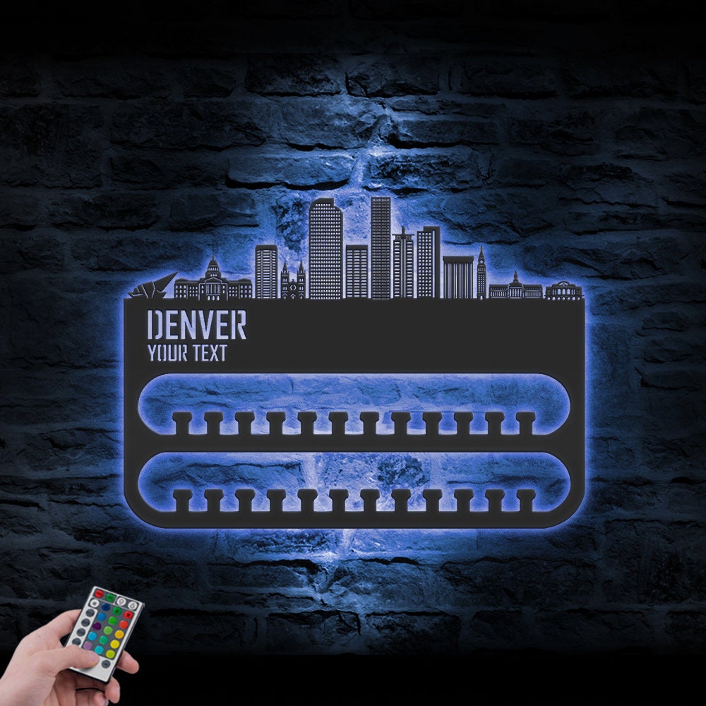 Custom-Denver-Skyline-Sport-Medal-Hanger-With-Led-Light_5