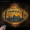 Custom-Detroit-Skyline-American-Football-Metal-Wall-Art-LED-Light-2