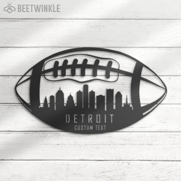 Custom-Detroit-Skyline-American-Football-Metal-Wall-Art-LED-Light-3