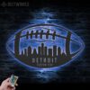 Custom-Detroit-Skyline-American-Football-Metal-Wall-Art-LED-Light-5