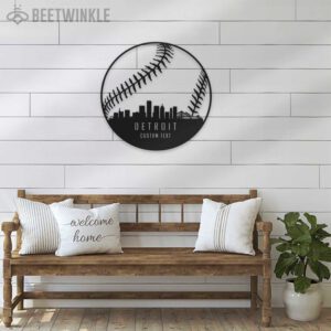 Custom-Detroit-Skyline-Baseball-Metal-Wall-Art-LED-Light-2