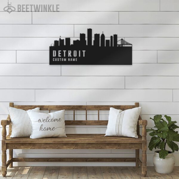 Custom-Detroit-Skyline-Metal-Wall-Art-LED-Light-2