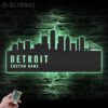 Custom-Detroit-Skyline-Metal-Wall-Art-LED-Light-4