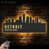 Custom-Detroit-Skyline-Metal-Wall-Art-LED-Light-8