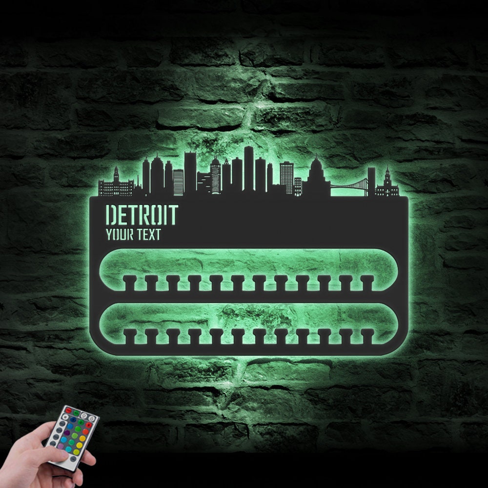 Custom-Detroit-Skyline-Sport-Medal-Hanger-With-Led-Light_5