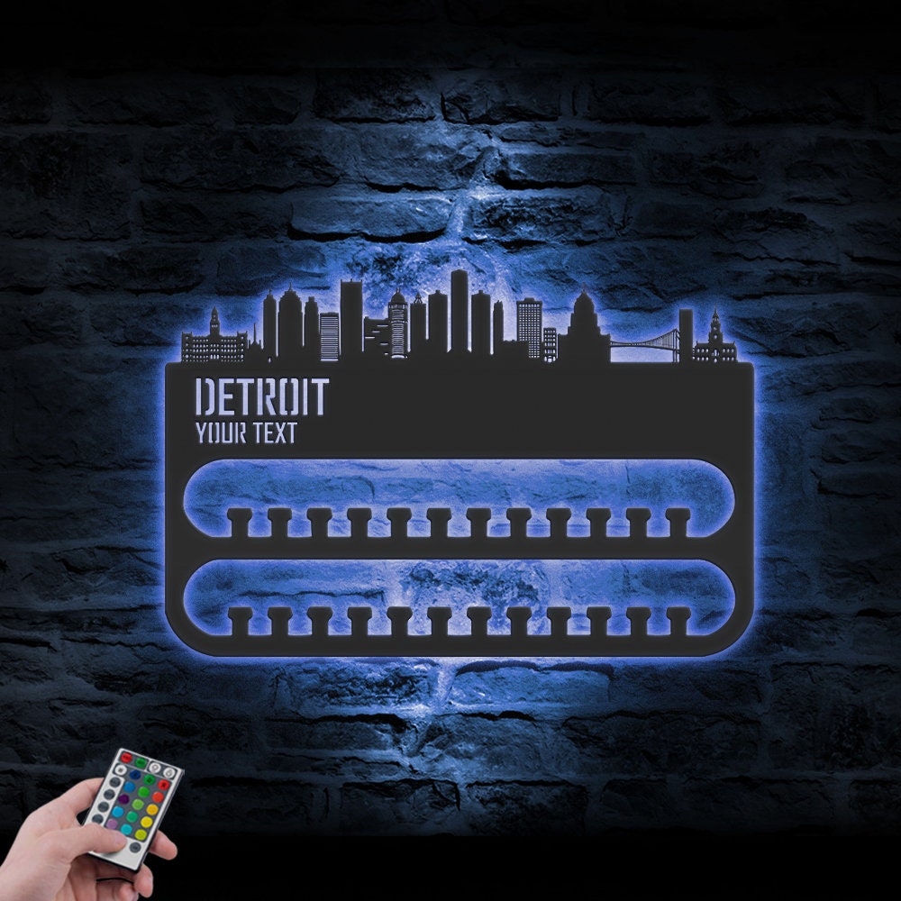 Custom-Detroit-Skyline-Sport-Medal-Hanger-With-Led-Light_6