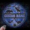 Custom-Dinosaur-Metal-Wall-Art-LED-Light-4