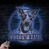 Custom-Doberman-Pinschers-Metal-Wall-Art-LED-Light_3