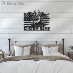 Custom-Dog-Hunting-US-Flag-Metal-Wall-Art-LED-Light_1