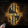 Custom-Dollar-Money-Symbol-Metal-Wall-Art-LED-Light-1