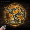 Custom-Dragon-Metal-Wall-Art-LED-Light-2