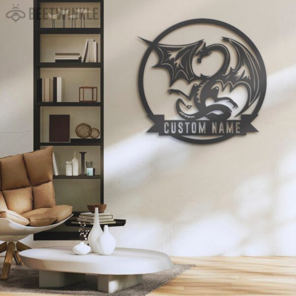 Custom-Dragon-Metal-Wall-Art-LED-Light-5