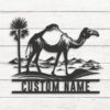 Custom-Dromedary-Camel-Metal-Wall-Art-LED-Light-2