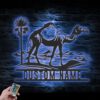 Custom-Dromedary-Camel-Metal-Wall-Art-LED-Light-4