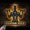 Custom-Dumbbell-Workout-Metal-Wall-Art-LED-Light