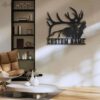 Custom-ELK-Deer-Hunting-Metal-Wall-Art-LED-Light-10