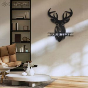 Custom-ELK-Deer-Hunting-Metal-Wall-Art-LED-Light-2