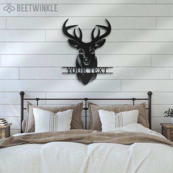 Custom-ELK-Deer-Hunting-Metal-Wall-Art-LED-Light-4