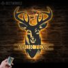 Custom-ELK-Deer-Hunting-Metal-Wall-Art-LED-Light-6