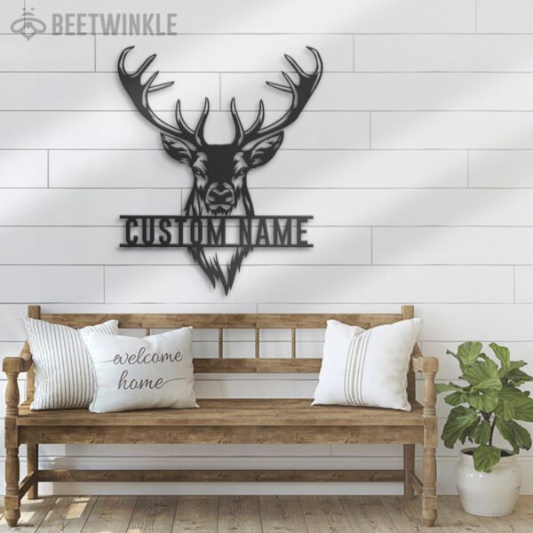 Custom-ELK-Deer-Hunting-Metal-Wall-Art-LED-Light-8-1