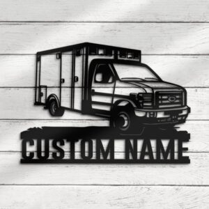 Custom-EMS-Rescue-Squad-Truck-Driver-Metal-Wall-Art-LED-Light_2