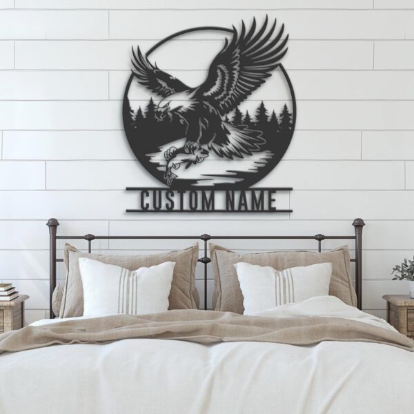 Custom-Eagle-Metal-Wall-Art-LED-Light-1