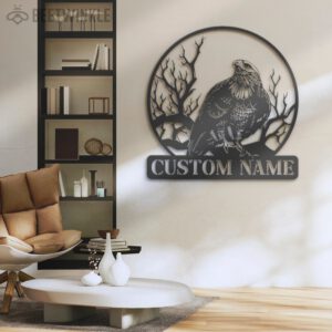 Custom-Eagle-Metal-Wall-Art-LED-Light-3