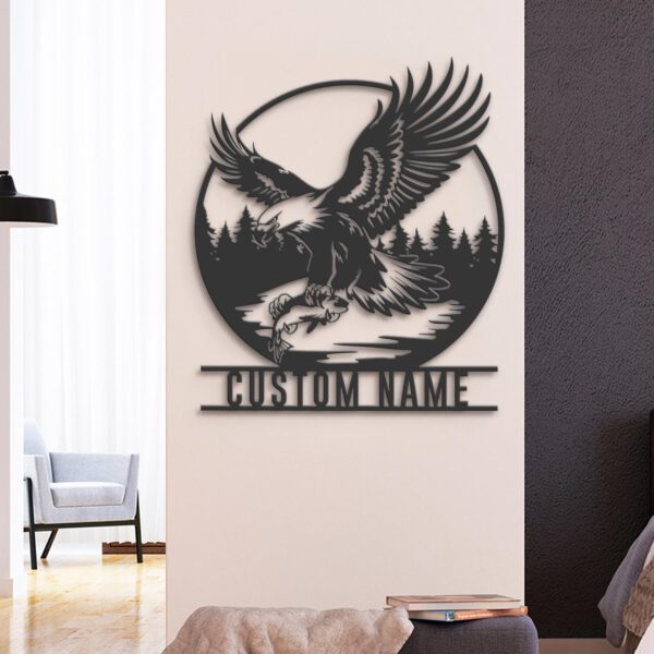 Custom-Eagle-Metal-Wall-Art-LED-Light-4-1