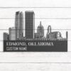 Custom-Edmond-Skyline-Metal-Wall-Art-LED-Light-5