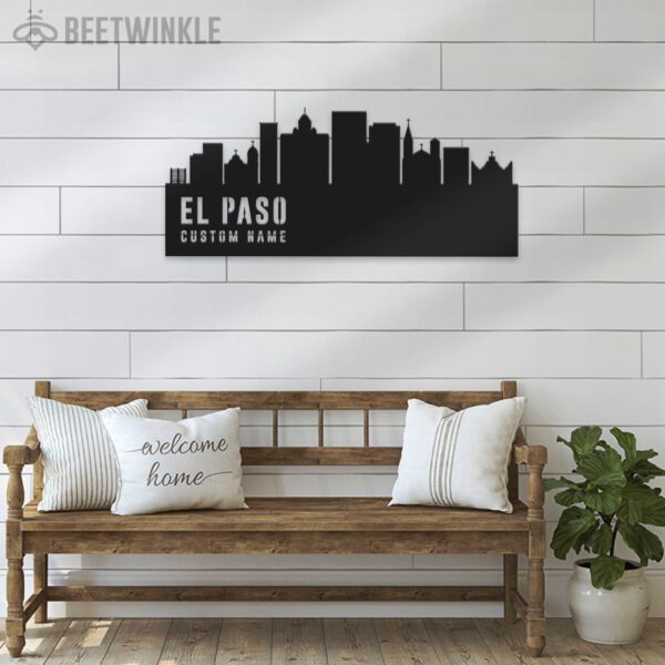 Custom-El-Paso-Skyline-Metal-Wall-Art-LED-Light-5