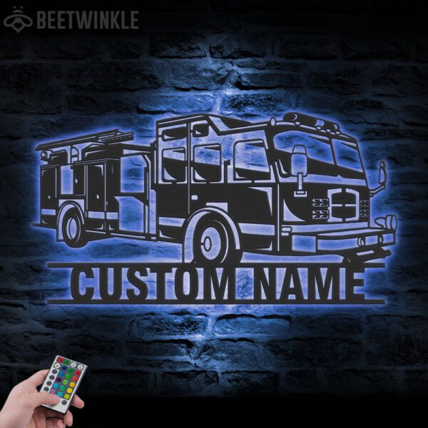 Custom-Engine-Fire-Truck-Driver-Metal-Wall-Art-LED-Light_8