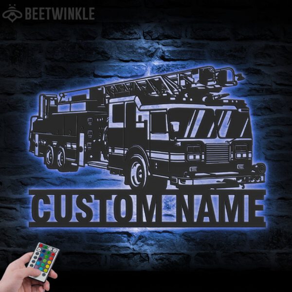 Custom-Engine-Fire-Truck-Driver-Metal-Wall-Art-LED_7