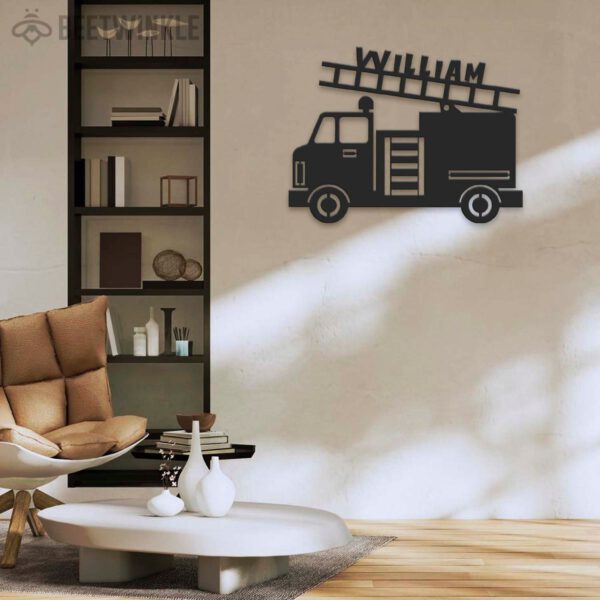 Custom-Engine-Fire-Truck-Metal-Wall-Art-LED-Light